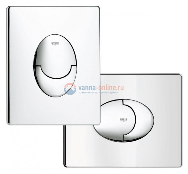 Накладная панель Grohe Skate Air 38505000, хром