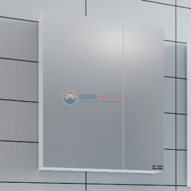 Зеркальный шкаф СаНта Стандарт 60 113004, цвет белый