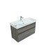 Тумба под раковину Aquanet Nova Lite 100, 2 ящика, дуб рошелье (242582)