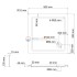 Душевой поддон WasserKRAFT Amper 90 x 90 см, 29T03 Душевой поддон WasserKRAFT Amper 90 x 90 см, 29T03