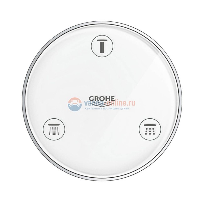 Верхний душ Grohe Rainshower 310 SmartConnect 26641000, 2 режима струи, хром