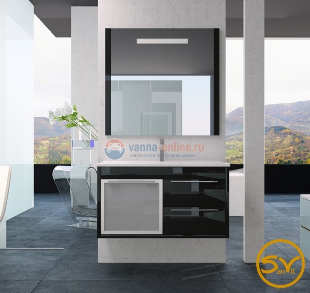 Тумба с раковиной Sanvit Новелла подвесная 90 knovelp090