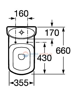 Крышка-сиденье Roca Dama Senso ZRU9302820 с микролифтом