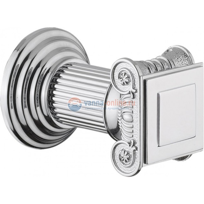 Смеситель Cezares Olimp BLS2-03/24-Sw цвет золото, ручки квадратные Swarovski