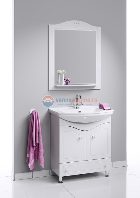 Зеркало с полкой Aqwella Франческа 85 FR0208