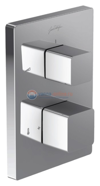 Термостат Jacob Delafon Square E98729-CP для душа Термостат Jacob Delafon Square E98729-CP для душа