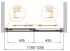 Душевая дверь Cezares Tandem-soft TANDEM-SOFT-BF-2-120-C-Cr-IV, 120 х 145 см, стекло прозрачное, цвет профиля хром Душевая дверь Cezares Tandem-soft TANDEM-SOFT-BF-2-120-C-Cr-IV, 120 х 145 см, стекло прозрачное, цвет профиля хром