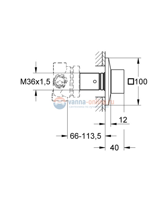 Переключатель потоков Grohe Allure Brilliant 19798000 на пять потребителей Переключатель потоков Grohe Allure Brilliant 19798000 на пять потребителей