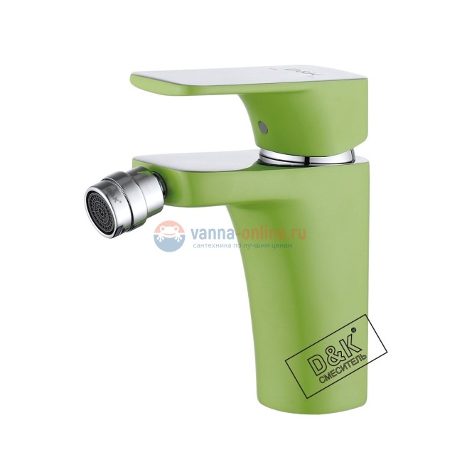 Смеситель D&K Berlin DA1432213 для биде, зеленый