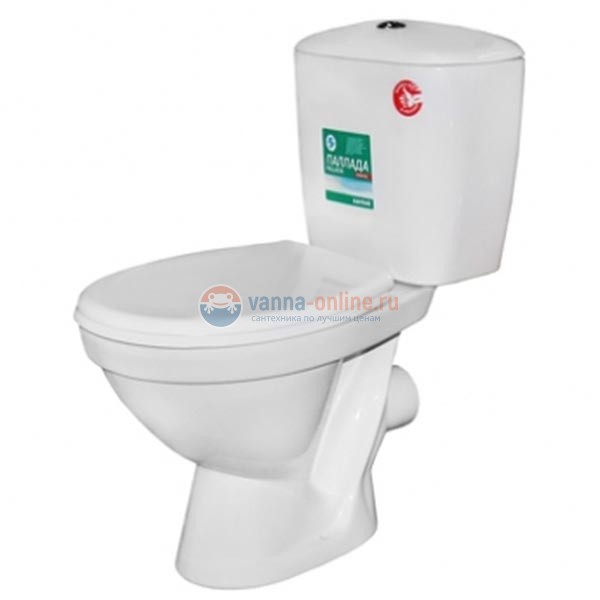 Напольный унитаз Santek Паллада 1.WH30.2.371 крышка стандарт Напольный унитаз Santek Паллада 1.WH30.2.371 крышка стандарт