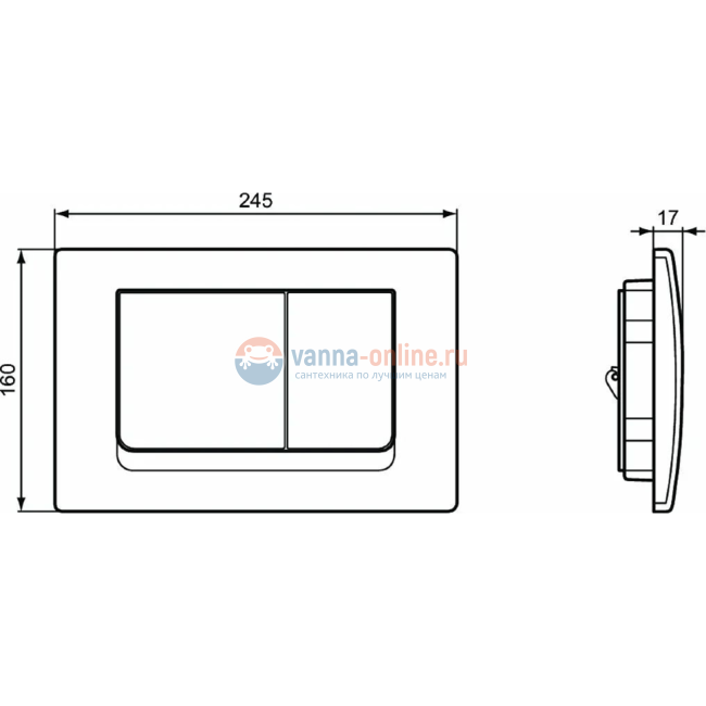 Инсталляция Ideal Standard с унитазом Connect Air AquaBlade E005401, сиденье микролифт, комплект (E212801)