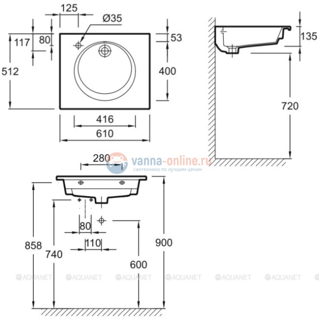 Раковина-столешница Jacob Delafon Odeon Rive Gauche EXBA112-Z-00, 60 см Раковина-столешница Jacob Delafon Odeon Rive Gauche EXBA112-Z-00, 60 см