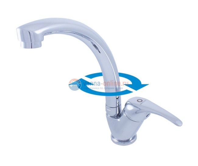 Смеситель для кухонной мойки Rav-Slezak Sazava SA306.5/3, с поворотным изливом, хром Смеситель для кухонной мойки Rav-Slezak Sazava SA306.5/3, с поворотным изливом, хром