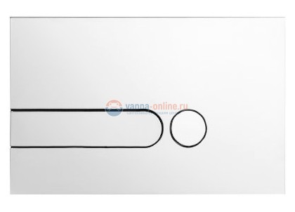 Клавиша Jacob Delafon E4326-00, белая Клавиша Jacob Delafon E4326-00, белая