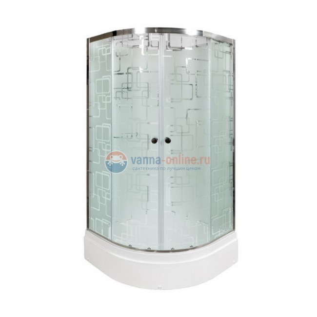 Душевая кабина Deto Em EM2790 N 90 x 90 см, без крыши, с гидромассажем