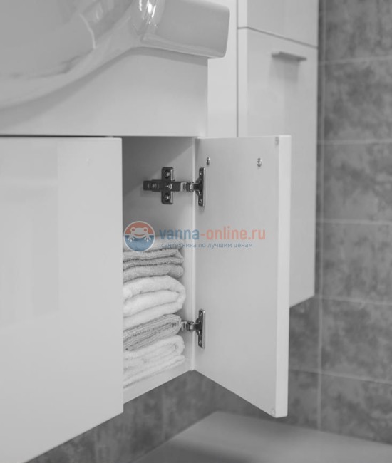 Тумба с раковиной Акватон Инди 80, 1A188401ND010, белый