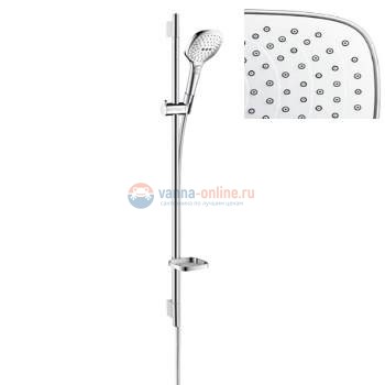 Душевой гарнитур Hansgrohe Raindance Select E 120 EcoSmart /Unica'S Puro 26623400, хром/белый Душевой гарнитур Hansgrohe Raindance Select E 120 EcoSmart /Unica'S Puro 26623400, хром/белый