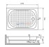 Душевой поддон RGW Lux/TN 16180290-21 90 x 100 см акриловый, прямоугольный, цвет белый