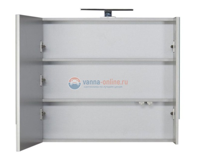 Зеркало-шкаф Aquanet Верона 75 (камерино) 00175385, цвет черный