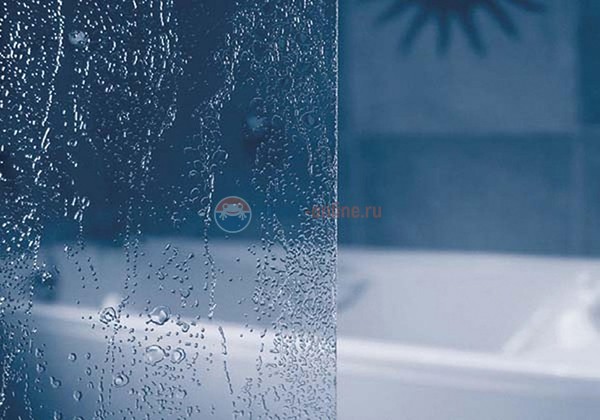 Шторка для ванн Ravak AVDP3-150 алюминевый профиль, пластик Rain