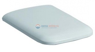 Крышка-сиденье Geberit iCon Square с металлическими петлями Soft-close, стандарт DIN 19516 571910000