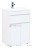 Тумба c раковиной Aquanet Токио 58 00237745 (напольная, 1 ящик, 2 дверцы), цвет белый  (237745/ФР-00001528)