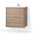 Тумба под раковину Raval Frame 60 Fra.01.60/P/DT, подвесная, дуб трюфель