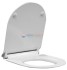 Крышка-сиденье GSI Pura MS86CSN11, с микролифтом, белая глянцевая