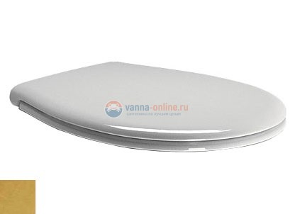 Крышка-сиденье GSI Classic MSO87CN11 bi/oro белый/золото Soft Close