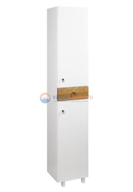 Пенал Iddis Carlow CAR3600i97 36 см напольный, белый/дерево