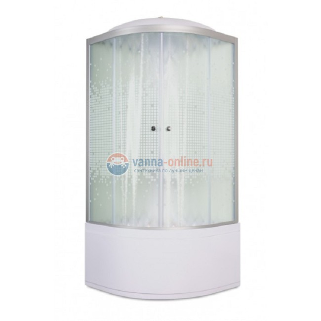 Душевая кабина Deto L 910 стандартная 100 x 100 см, с крышей