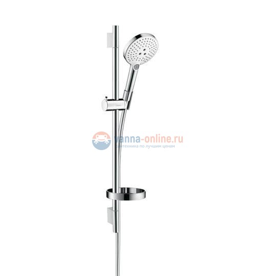 Душевой гарнитур Hansgrohe Raindance Select S 120/Unica 26632400, хром/белый Душевой гарнитур Hansgrohe Raindance Select S 120/Unica 26632400, хром/белый