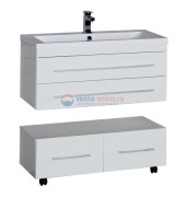 Тумба под раковину Aquanet Нота (005) 90 00171492, цвет белый