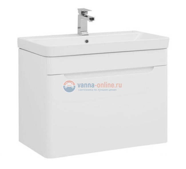 Тумба под раковину Aquanet София 80 00199869 подвесная