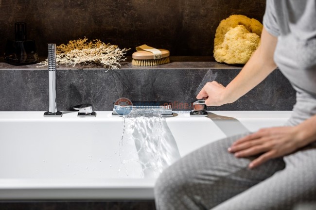 Смеситель врезной каскадный для ванн Ravak CR 025.00 (4 отверстия)