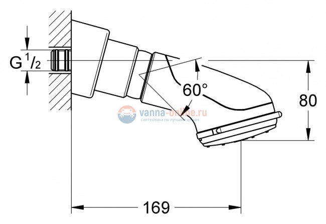 Верхний душ Grohe Тop2 DUAL 28190 000 Верхний душ Grohe Тop2 DUAL 28190 000