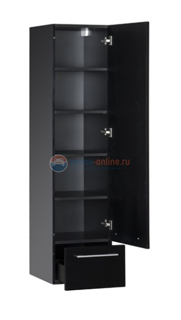 Пенал Aquanet Нота 40 00158884, цвет светлый дуб