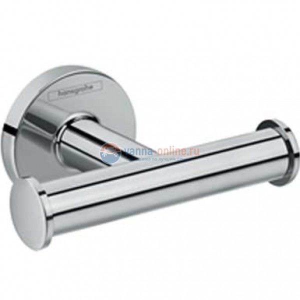 Крючок Hansgrohe Logis 41725000 двойной Крючок Hansgrohe Logis 41725000 двойной