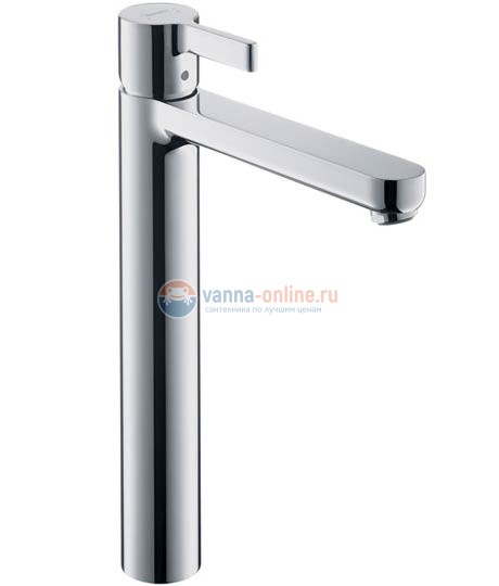 Смеситель для раковины Hansgrohe Metris S Highriser 31022000, высокий Смеситель для раковины Hansgrohe Metris S Highriser 31022000, высокий