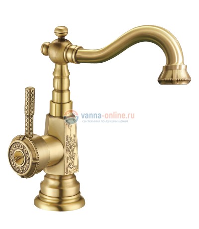 Смеситель Lemark Jasmine LM6604B для кухонной мойки и раковины, бронза Смеситель Lemark Jasmine LM6604B для кухонной мойки и раковины, бронза