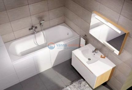 Акриловая ванна Ravak Domino 160 х 70 см, белая, C621000000