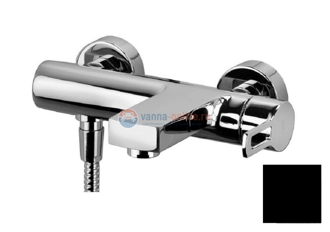 Смеситель Paffoni Ringo RIN022NO для ванны без душевого гарнитура, цвет черный матовый