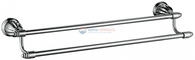 Полотенцедержатель двойной Rush Socotra ST12532, 60 см
