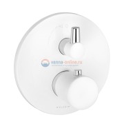 Смеситель Kludi Balance 528309175 для ванны и душа с термостатом, для 88011, цвет белый/хром