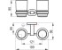 Держатель с двумя стаканами Ravak Chrome CR 220.00