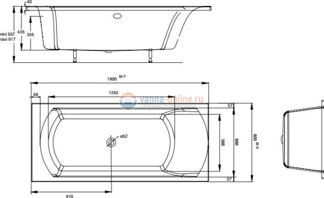 Ванна гидромассажная акриловая Jacob Delafon EVOK Energy+, 180x80, E5EN214L-00