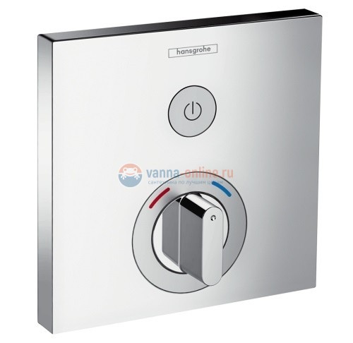 Смеситель для душа Hansgrohe ShowerSelect термостатический, для 1 потребителя, 15767000 Смеситель для душа Hansgrohe ShowerSelect термостатический, для 1 потребителя, 15767000