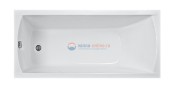 Ванна акриловая Vayer Milana 180 х 75 см, прямоугольная, белая