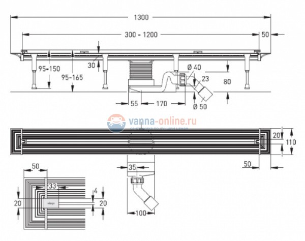 Дизайн-вставка Viega Visign SR2 мод. 4965.31, 686291 Дизайн-вставка Viega Visign SR2 мод. 4965.31, 686291