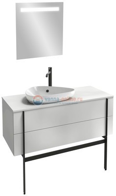 Тумба под раковину Jacob Delafon Nouvelle Vague 120 EB3041-M78, бледно-розовый мягкий